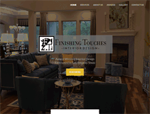 Tablet Screenshot of finishingtouches-sa.com